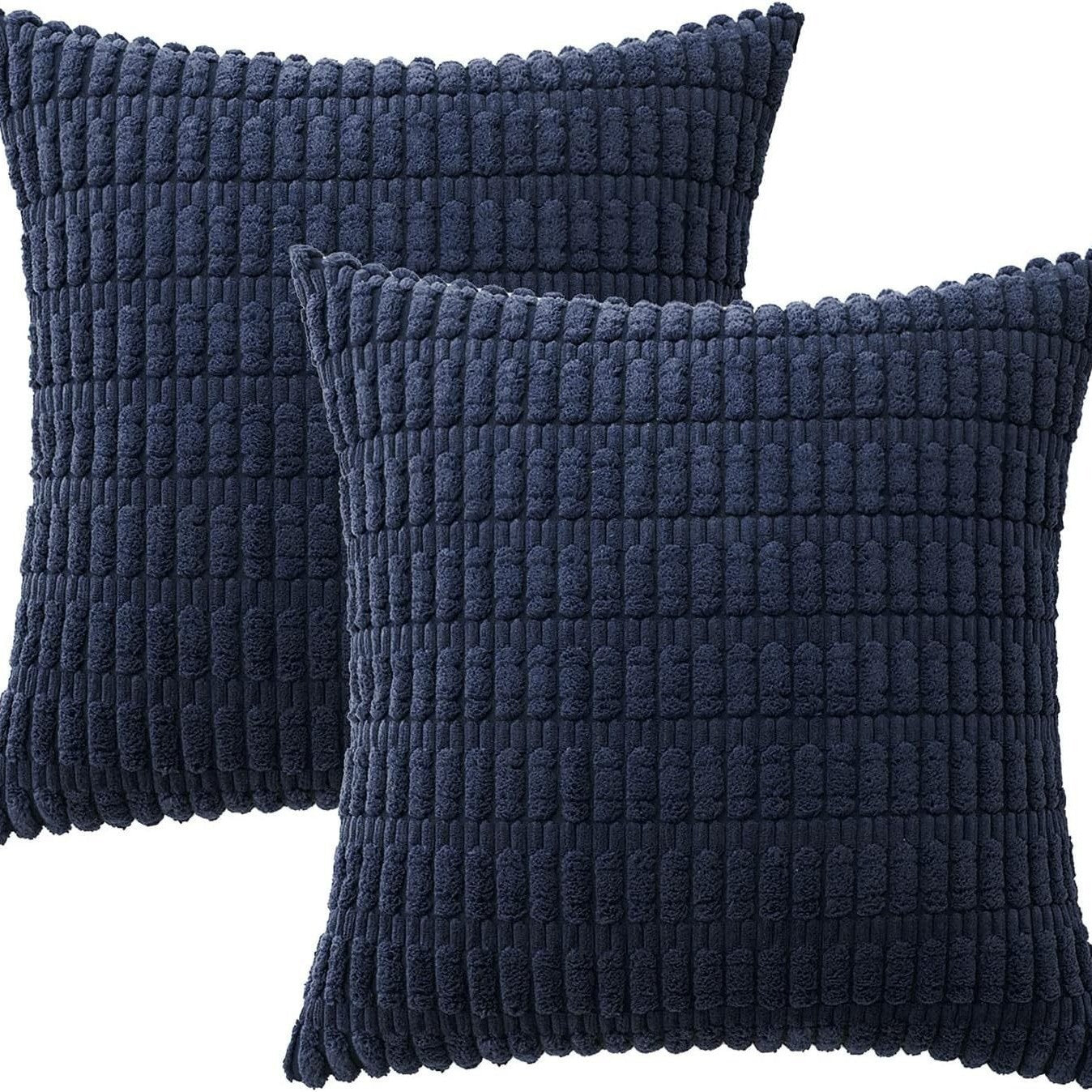Simple Wheat Ear Corduroy Home Pillow