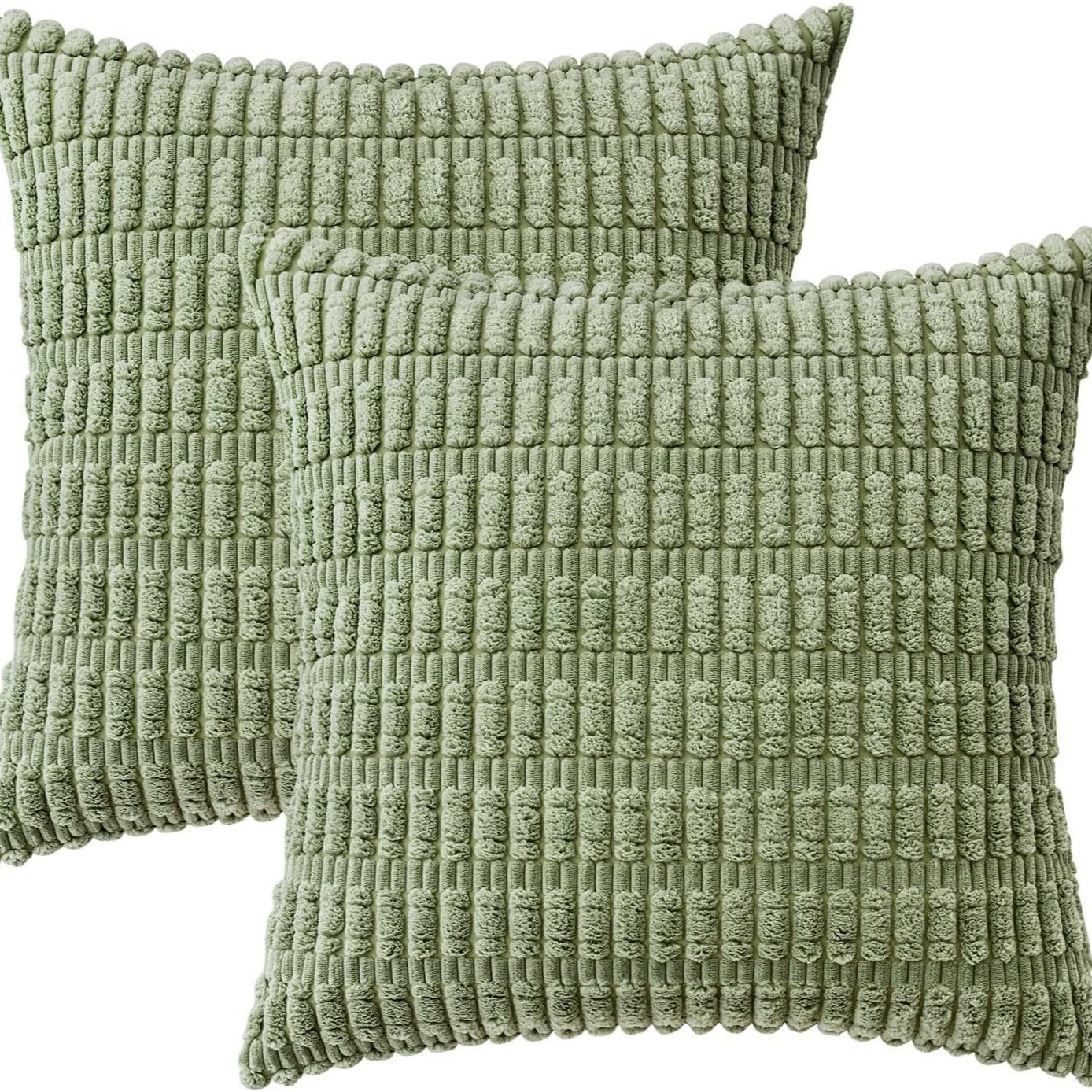 Simple Wheat Ear Corduroy Home Pillow